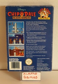 NES - Disney's Chip 'n Dale: Rescue Rangers - (OVP, mit Anleitung)  C4021