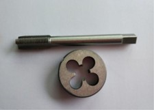 New 1pc HSS M6 x 0.5mm Tap  M6 x 0.5mm Die Metric Thread Right Hand