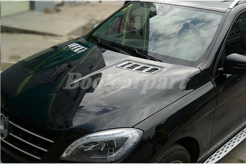 Für Benz ML W166 GL X166 Glänzendes Silber Motorhaube Lufteinlässe Rahmen 2Stk - Bild 11 von 12
