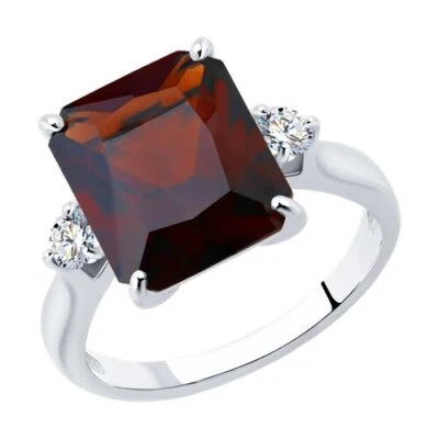 Ring Fingerring Sterlingsilber  Sitall Zirkonia Steine Echtschmuck Damenschmuck - Bild 1 von 4