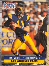 1991 Pro Set Jim Everett #200 Rams