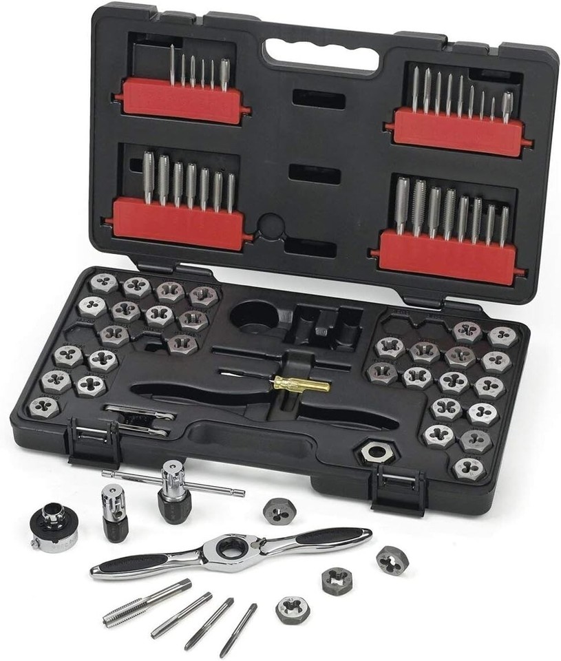 GEARWRENCH 77 Piece SAE/Metric Ratcheting Tap and Die Set 3887 eBay