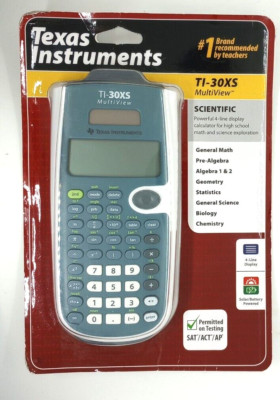 Texas Instruments TI-30XS 4 Line MultiView Scientific Calculator Blue New NIP