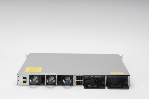 Cisco WS-C3850-12XS-E 12-Port 10GbE Switch W/ 2x 350W power supply and Rack Ears - 第 3/3 張圖片