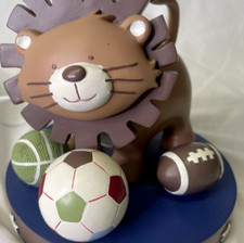 Adorable Childs Lion Sports 15" Lamp - Football, Soccer  Tennis  Sports minded