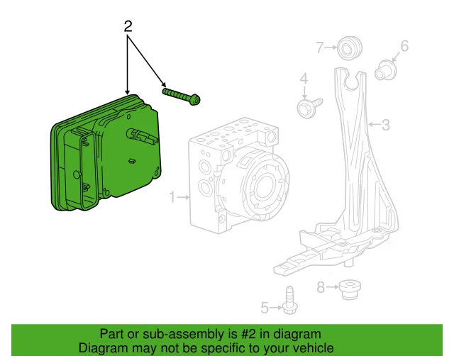 Módulo de controle AC Delco ABS 84375586 para Buick Envision 2016-2020 - Imagem 4 de 4