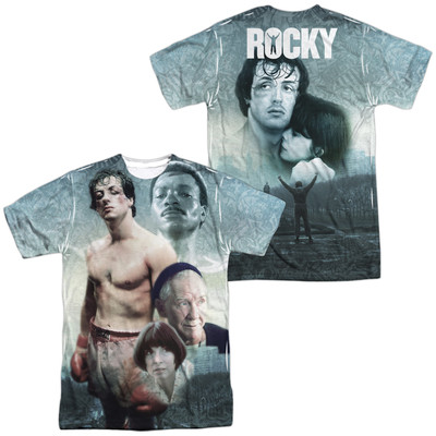 ROCKY MONTAGE Licensed Sublimation Adult Men's Graphic Tee Shirt SM-3XL 