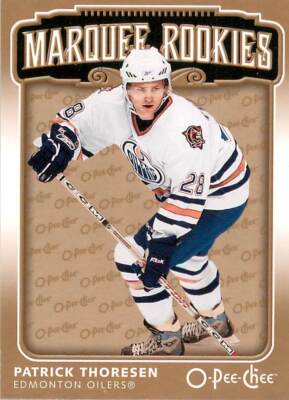 PATRICK THORESEN 2006-07 O-Pee-Chee MARQUEE ROOKIE RC #552 Oilers 