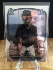 2023 Bowman Chrome Janero Miller BCP-184 Miami Marlins 1st