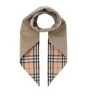 100% AUTHENTIC NEW WOMEN BURBERRY VINTAGE CHECK REVERSIBLE BANDANA/SCARF  — photo 1