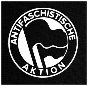 Antifaschistische Aktion Logo Old Patch Gegen Nazis Punk Antifa Crust Ebay