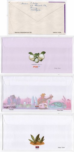 1966 - 2008 Malaysia Various First Day Covers (Four) with Enclosures - Picture 2 of 2