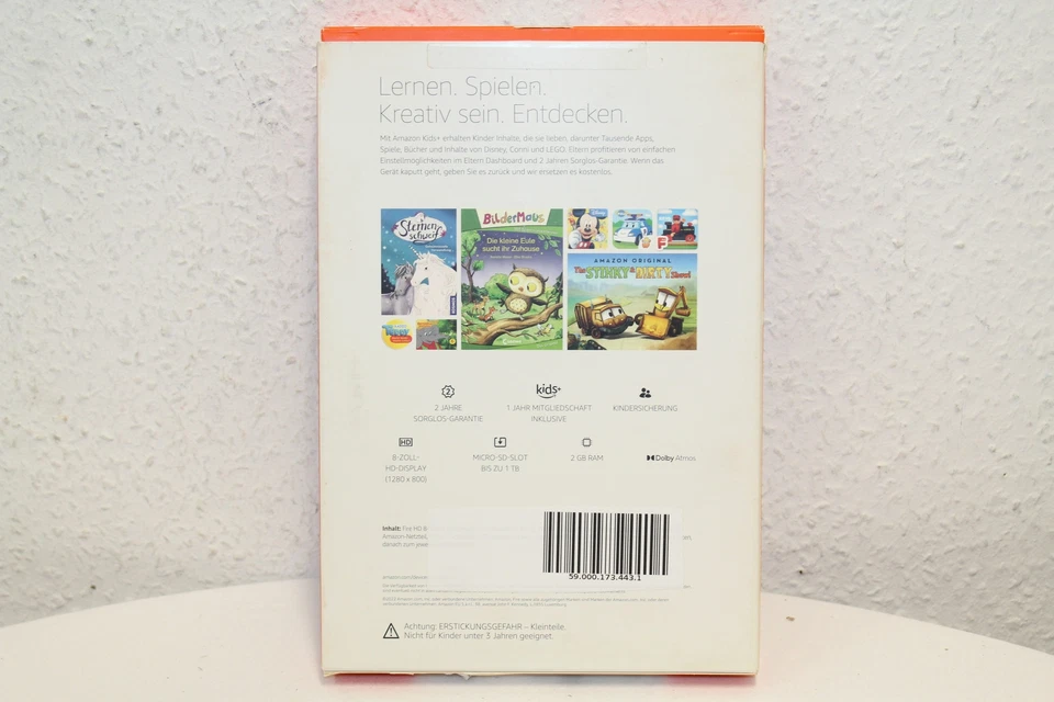 Amazon Fire HD 8 Kids 32GB Wi-Fi 8 Zoll Rot Gebraucht Rechnung MwSt  - Bild 2 von 4