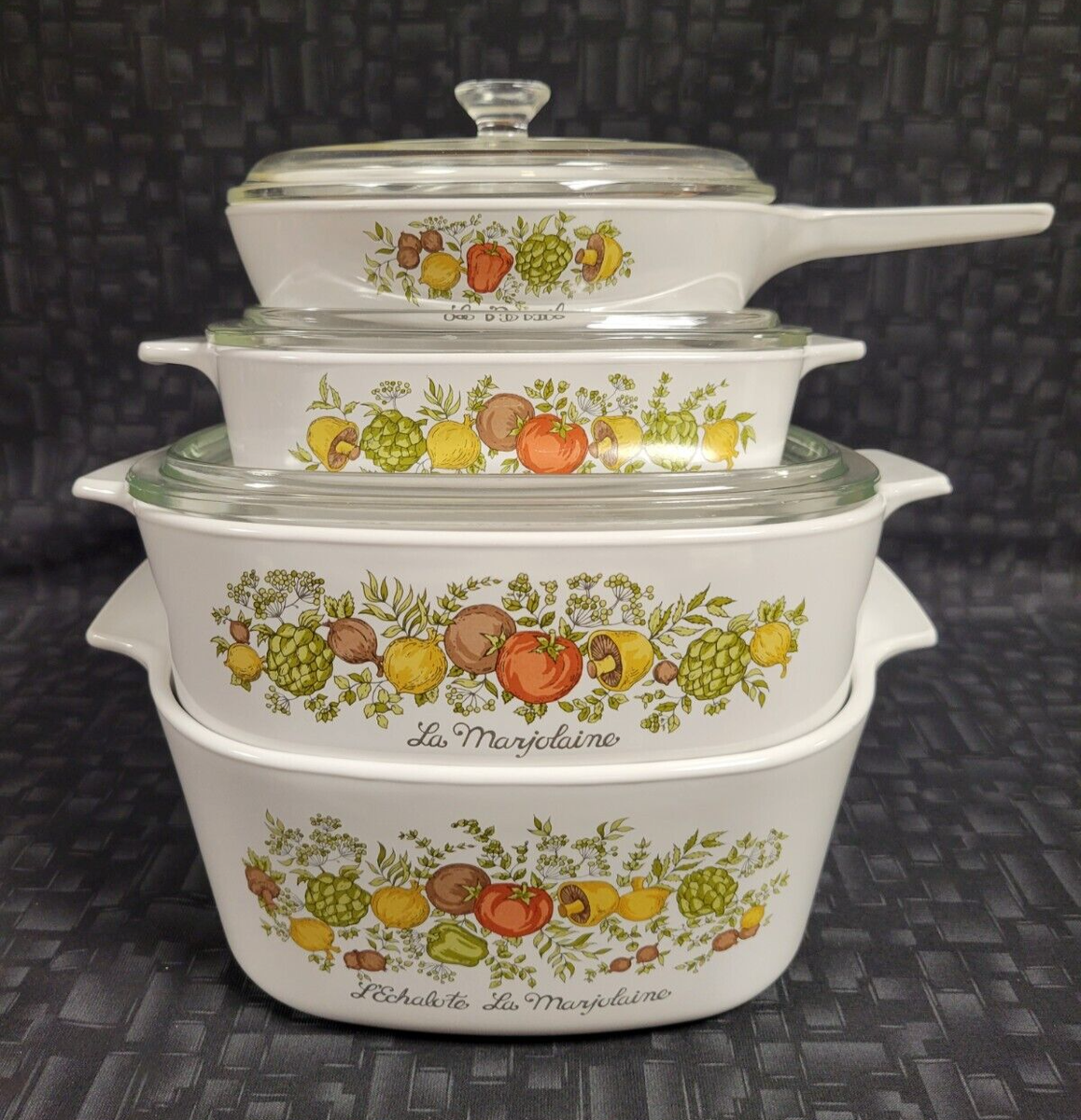 Vintage Corning Ware Spice of Life 7-Piece-Read for Full List