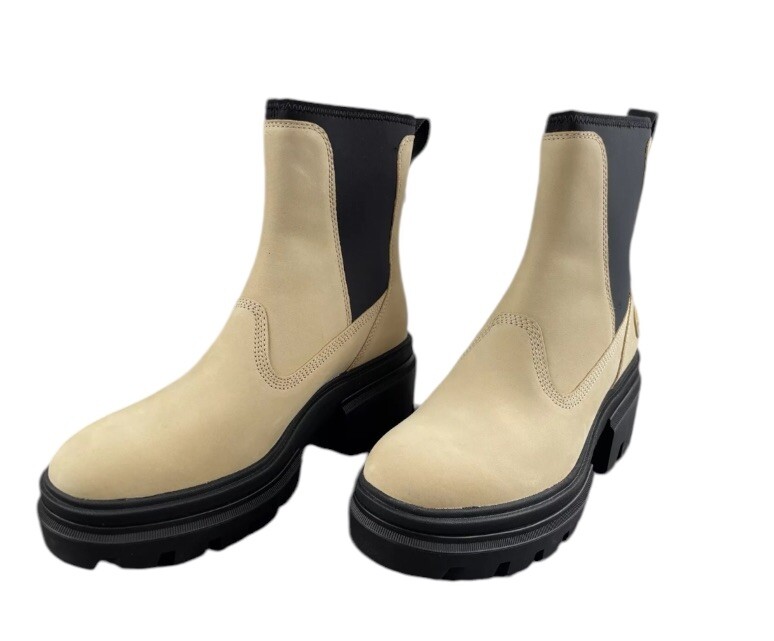 Timberland★Everleigh Boot Chelsea Light Yellow Nubuck Timberland EVERLEIGH CHELSEA Light Yellow Women's Nubuck