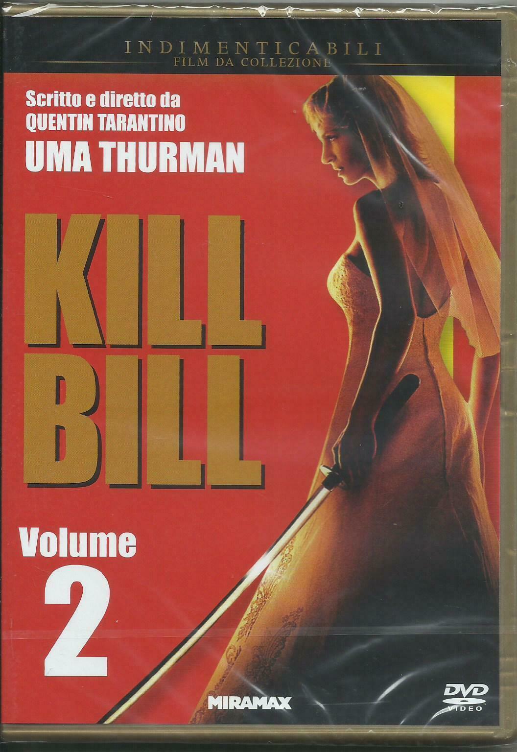 KILL BILL VOLUME 2 Con Uma Thurman DVD NUOVO