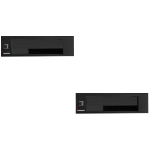 Set of 2 Festplattenextraktionsbox Halterung 5,25 Zoll Frontschacht-Adapter