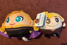 Disney Plush Clip Ons Frozen 2 Anna And Kristoff Soft Toy Collectible Bundle