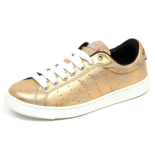 F6610 sneaker donna gold laminate DSQUARED 2 scarpe vintage effect shoe  woman | eBay