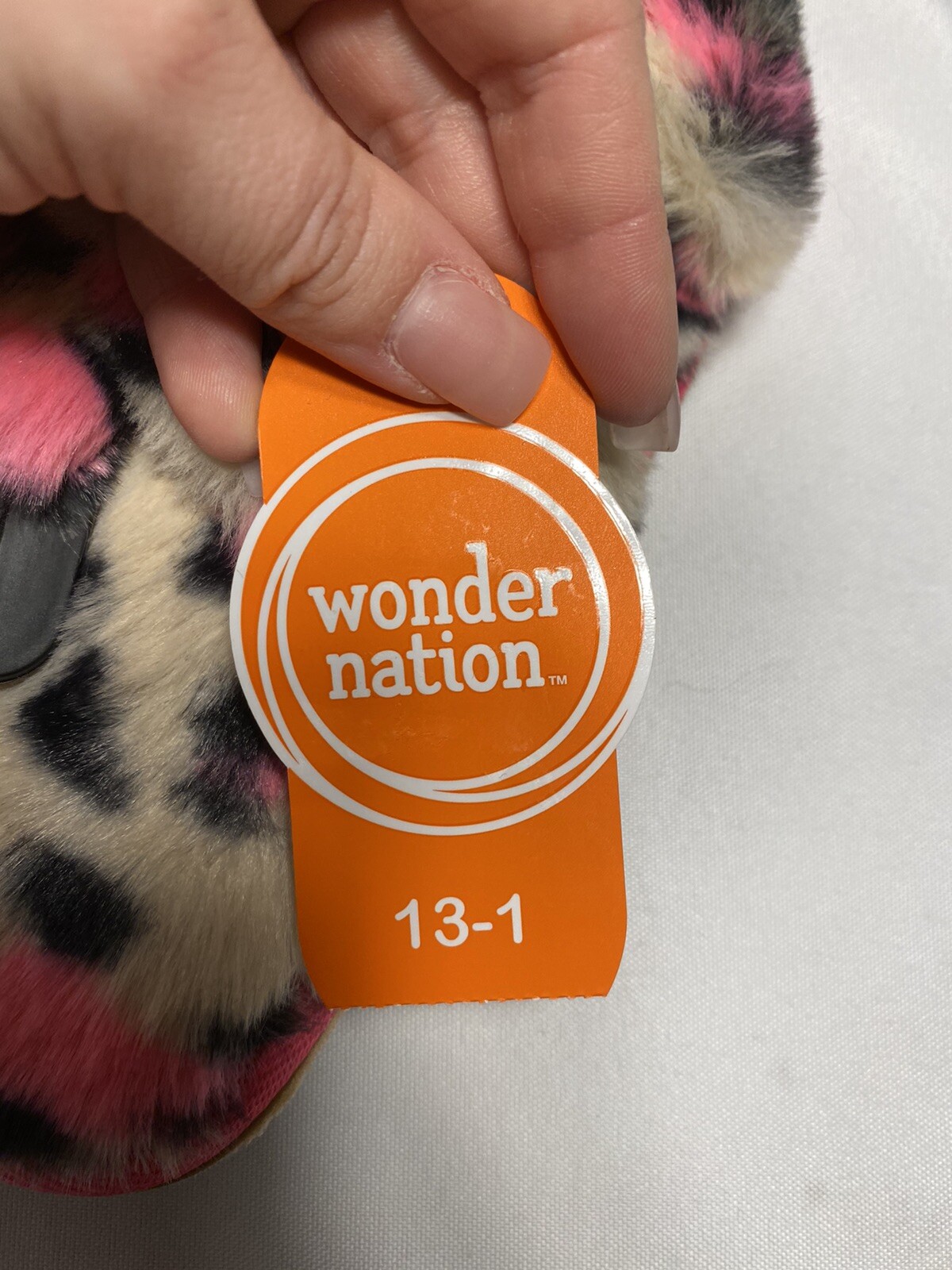 SAOLA wonder nation sandali pantofole bambina stampa animalier suola rigida taglia 13 1