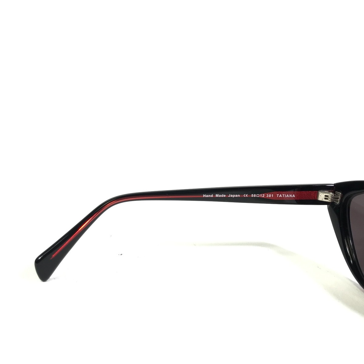 Morgenthal Frederics Sunglasses 381 TATIANA Blue Gray Cat Eye w/ Purple Lenses Morgenthal Frederics Sunglasses 381 TATIANA Blue Gray Cat  main image 4