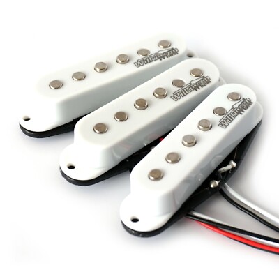 Wilkinson WOVS Vintage Single Coil Pickups Stratocaster Guitars   White (SET)