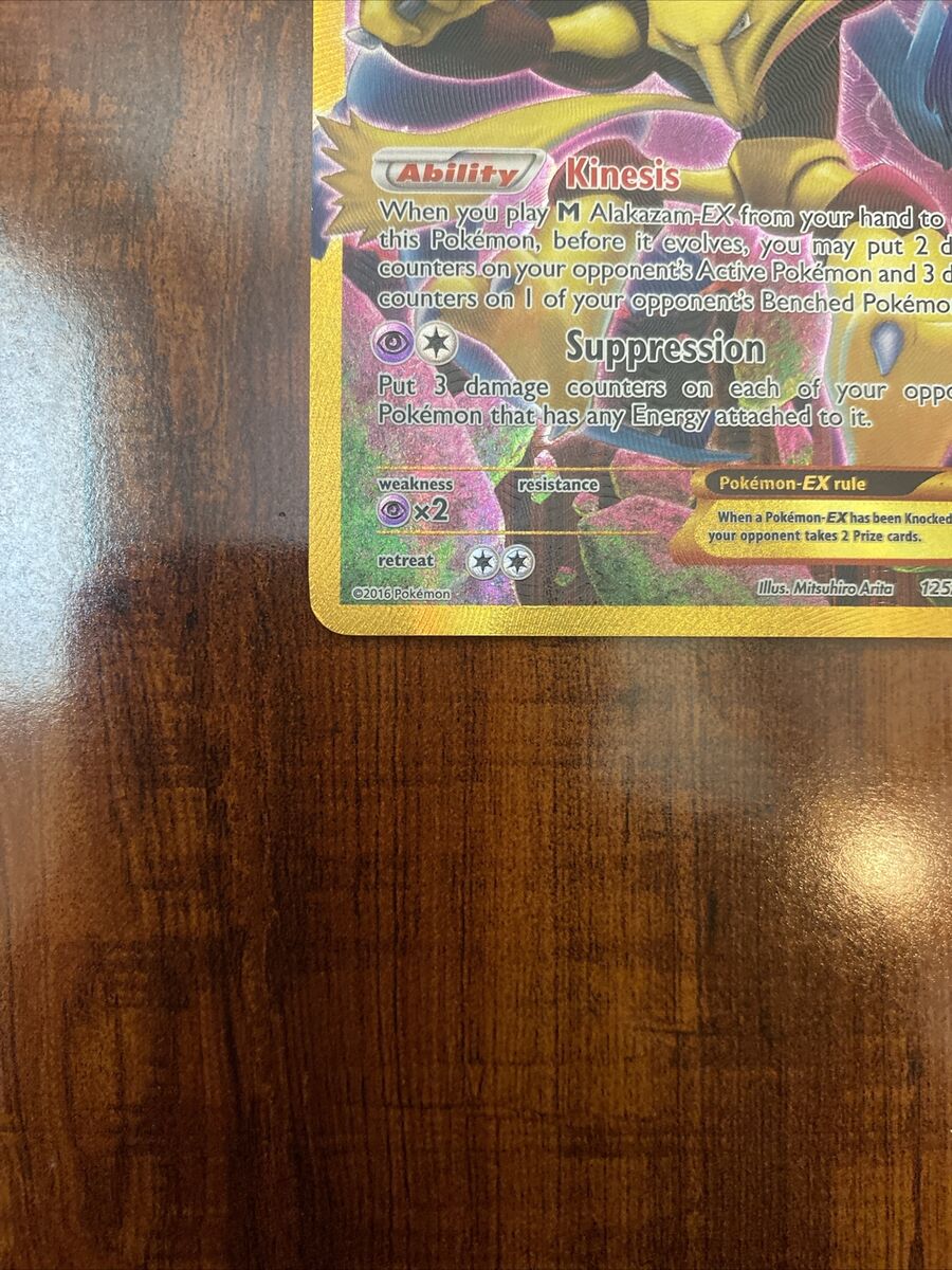 Pokemon Alakazam XY Fates Collide Full Art Secret Rare Holo Pokemon Alakazam XY Fates Collide Full Art Secret Rare Holo