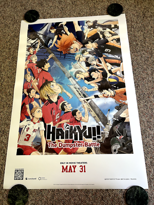 Haikyuu! THE DUMPSTER BATTLE Theatrical Movie Poster 27x40 DS