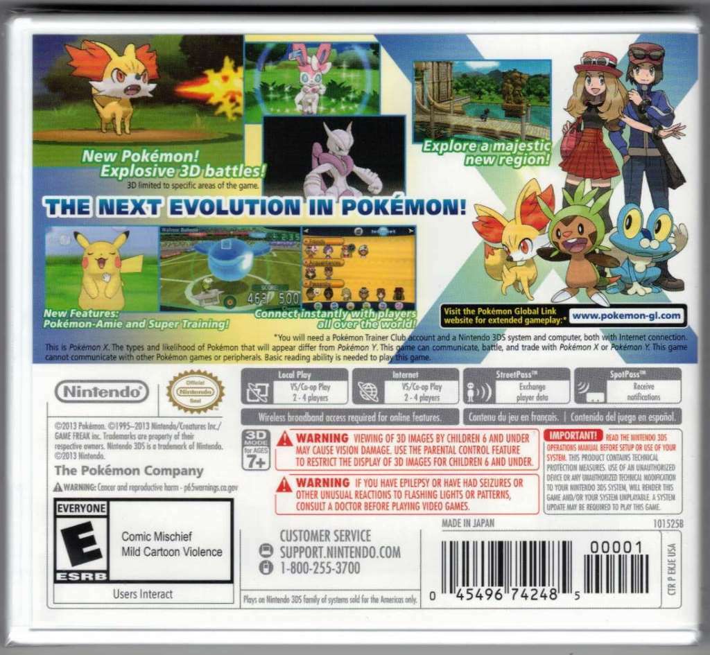 Pokémon X (USA) Decrypted.3ds ROM : GameFreak, The Pokémon Company : Free  Download, Borrow, and Streaming : Internet Archive