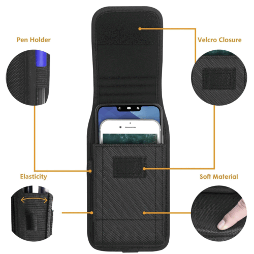 Cell Phone Pouch Tactical Holster Metal Belt Clip Loop Rugged Case (6 sizes) - Picture 11 of 57