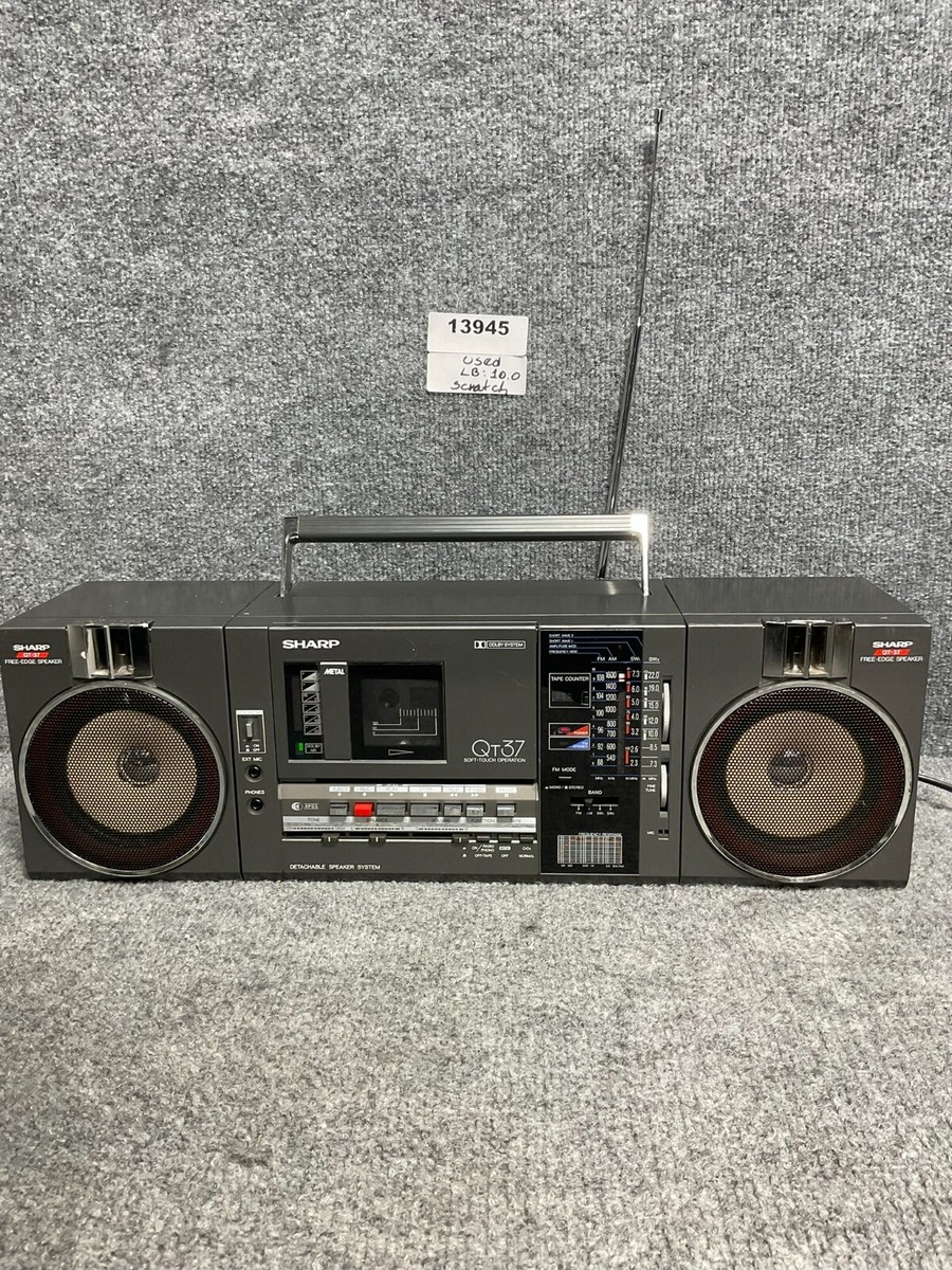 SHARP QT-37 ラジカセ カセットレコーダー
