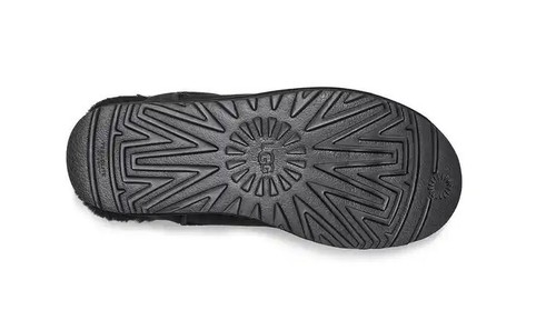 UGG CLASSIC MINI BLING NERO LOGO SWAROVSKI CAMOSCIO 1105364 TAGLIA 36 ORIGINALI - Foto 7 di 7
