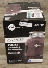Insinkerator Evolution 1300 Advanced Series 3/4 HP Garbage Disposal EZ Connect