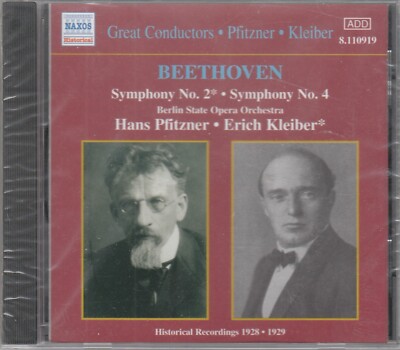 Beethoven - Sym. No. 2 / Sym. No. 4; Berlin State Opera Orchestra NEW/SEALED