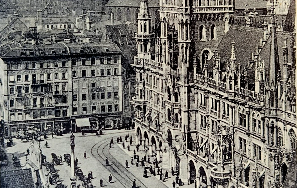 Germany photo postcard 1933, The Frauenkirche is Munich's famous church, used - Image 4 of 4