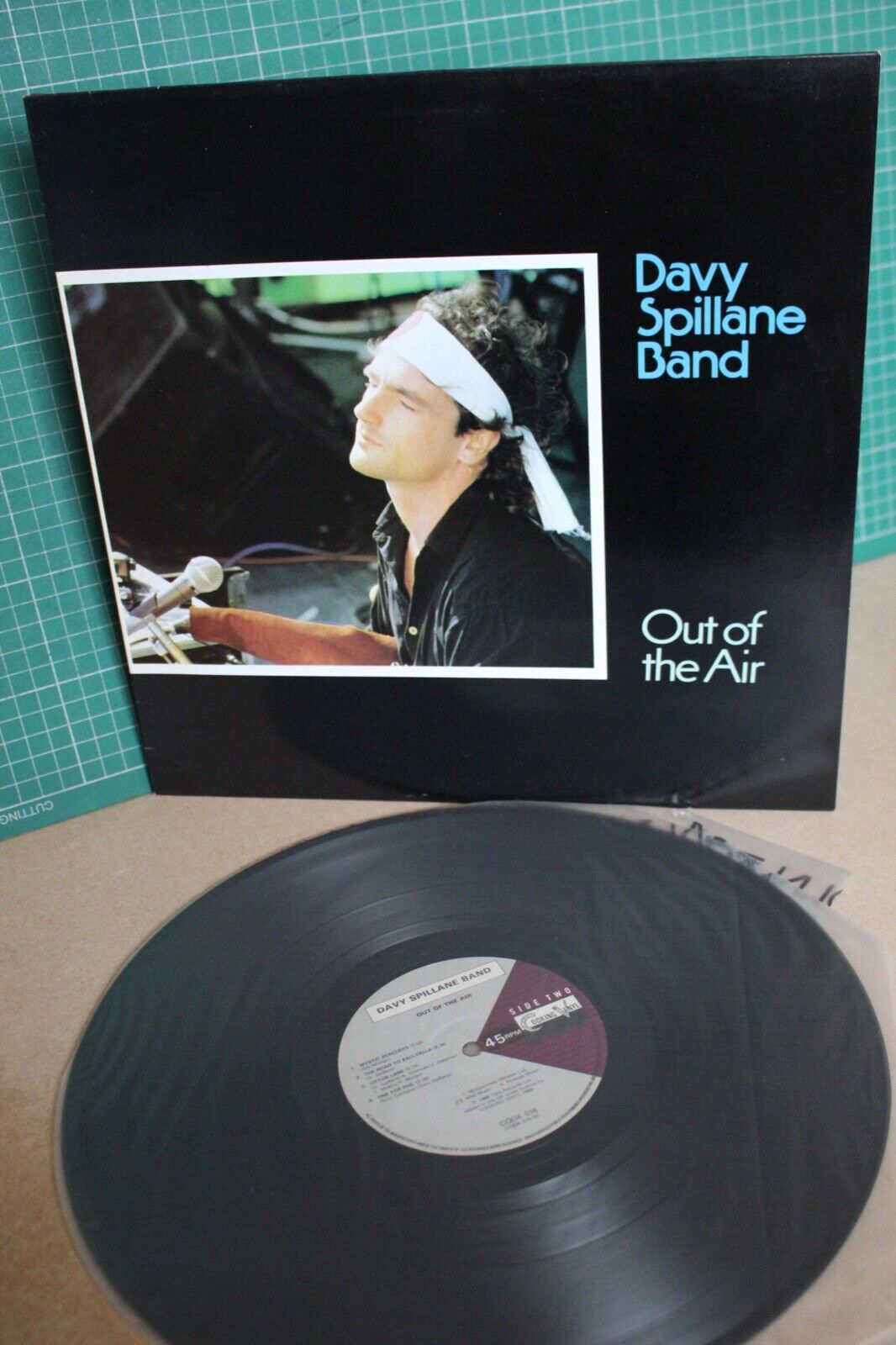 DAVY SPILLANE BAND: "OUT OF THE AIR" 1989 COOKING VINYL LP