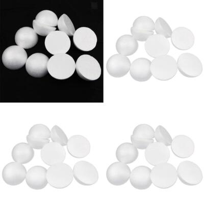 30x Voll Styropor Schaum Polystyrol Halbrund Kugel Halbkugel Party Gastgeschenk