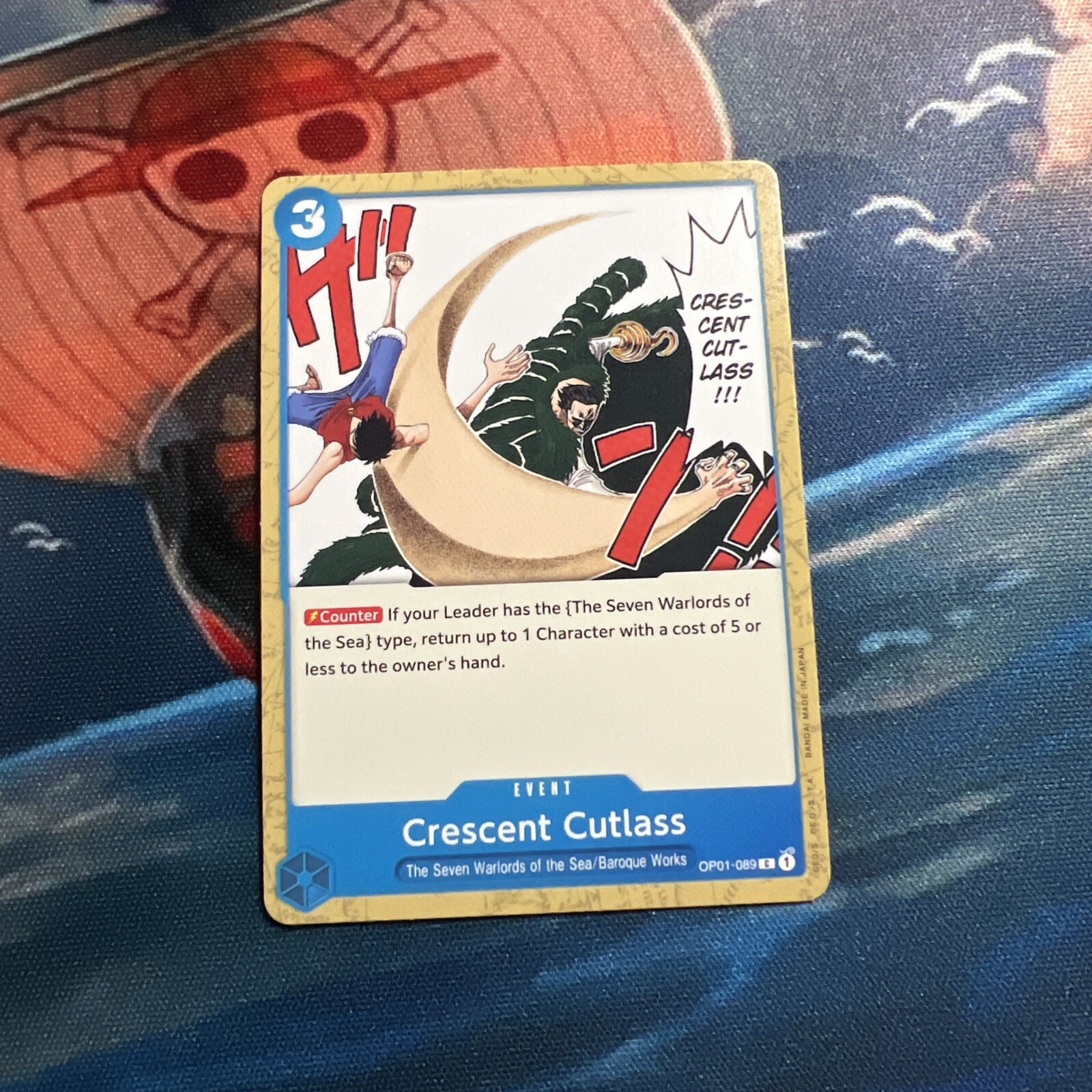 Crescent Cutlass OP01-089 Romance Dawn One Piece Card Game English
