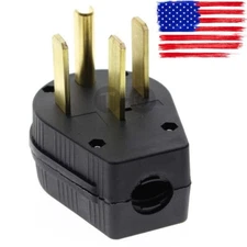 Generator Extension Cord NEMA 125/250V Blade Angle Plug For Dryer RV 14-50P 50A