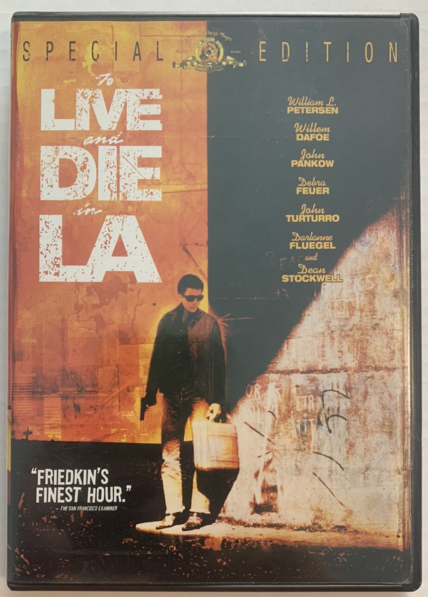 To Live And Die In LA (DVD, 1985, Willem Dafoe, John Pankow, OOP) Canadian