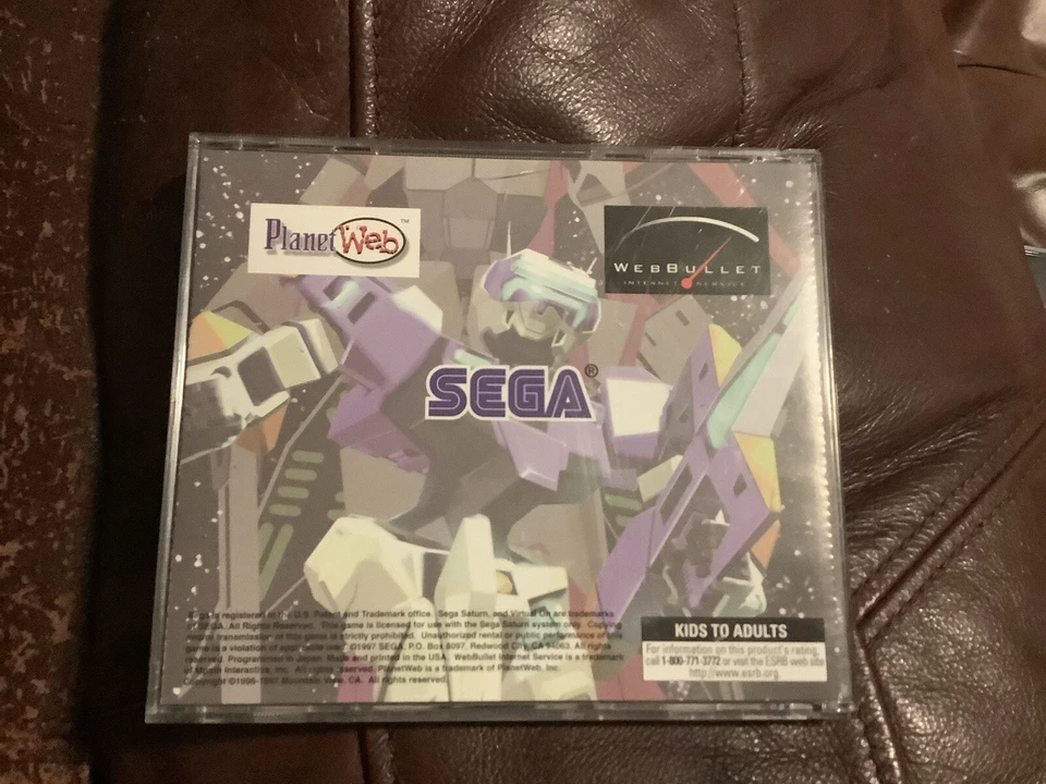 Virtual On Cyber Troopers Net Link Edition Sega Saturn 1995 Complete in Case - Image 2 of 4
