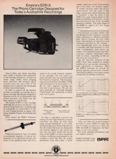 Empire - EDR.9 Phono Cartridge - Original Magazine Ad - 1980
