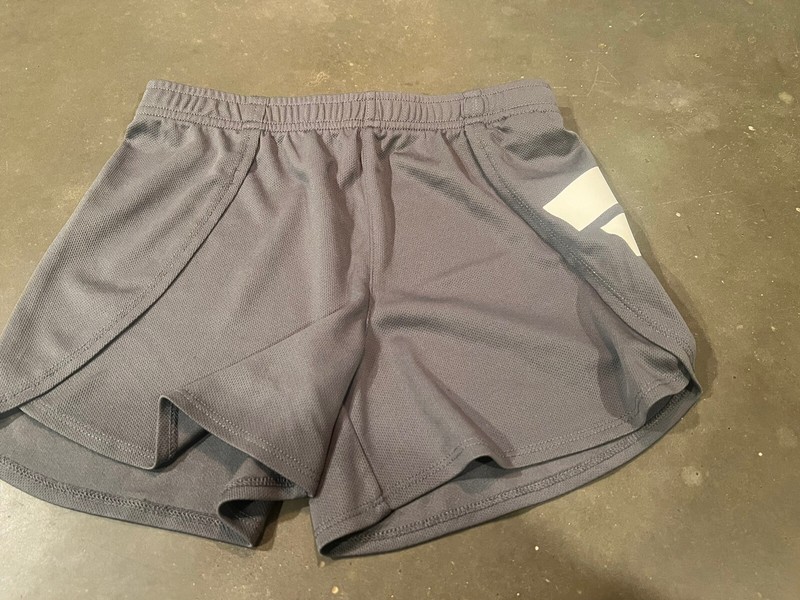 Adidas Girl's Gray Running Shorts Size M(10-12)