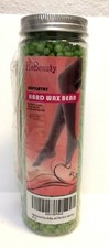 14 Oz Hard Wax Beans 15pcs Wax Spatulas Stripless and Painless Depilatory Hard