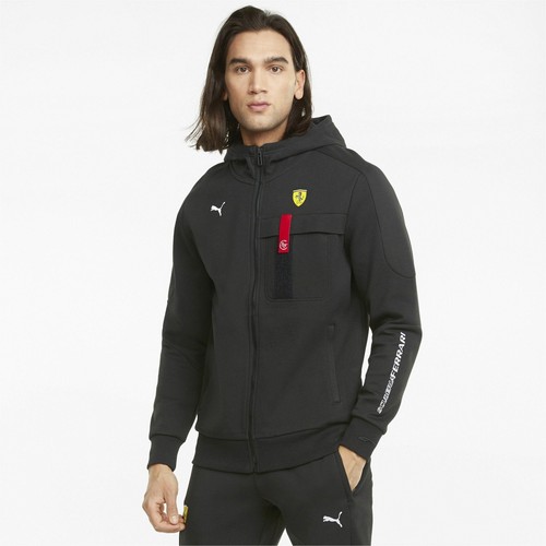 ferrari men's hooded sweat jacket