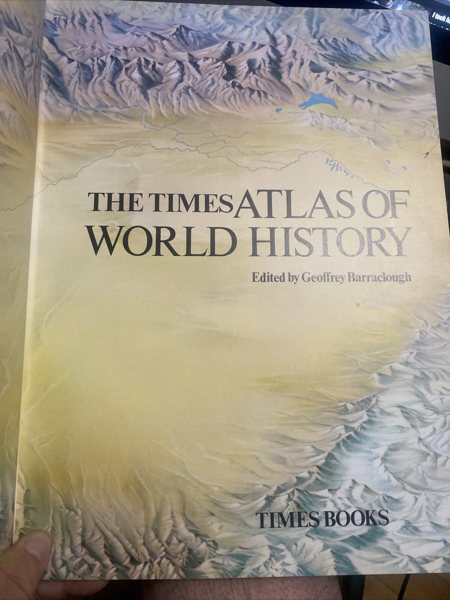 The Times Atlas of World History by Barraclough Geoffrey Hardcover The Times Atlas of World History by Barraclough Geoffrey Hardcover