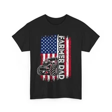 Framer Dad American Flag Shirt, Father's Day Shirt, Farming Lovers Shirt
