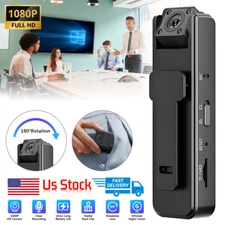 Portable Police Body Camera 1080P Video Audio Recorder Pocket Night Vision Cam--