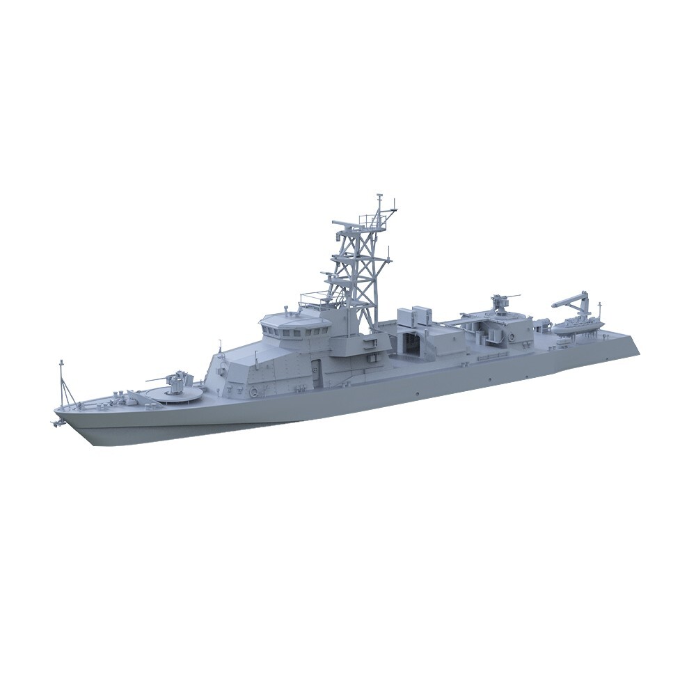 MRY-SFW 1/1250 US Navy Cyclone PC-1 Gunboat Water Line