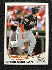 CHRIS COGHLAN #198 2013 Topps Series 1 Baseball QTY Miami Marlins